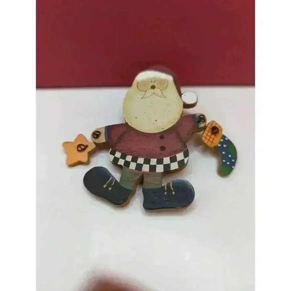 Holiday Cheer Christmas Candy Cane Earrings Studs Surgical Steel Posts 2 Brooch - Picture 3 of 7